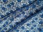 Scalloped Edge Floral Sequin Lace, Royal Blue