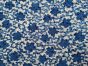 Scalloped Edge Floral Sequin Lace, Royal Blue