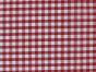 Woven Polycotton Gingham, 1/4 inch, Red