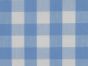 Woven Polycotton Gingham, 1 inch, Light Blue