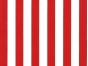 Medium 1cm Stripe Polycotton Print, Red