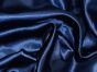 Silk Feel Polyester Satin, Navy Blue