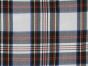 Polyviscose Blend Tartan, White Rock