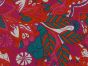 Abstract Flora Viscose Print, Orange
