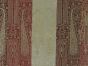 Abstract Floral Stripes Soft Silk Jacquard, Red