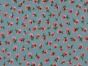 Allover Poppy Chiffon Print, Sky