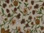 Autumn Garden Trail Viscose Print, Beige
