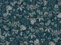 Autumn Leaves Cotton Print, Teal
