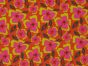 Autumn Petals Printed Crystal Crepe, Orange