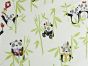 Bamboo Pandas Cotton Curtain