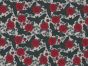 Bats n Roses Polycotton Print, White