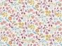 Betty Flora Curtain Fabric, Parma Violet