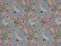 Bird Blossom Printed Linen Blend