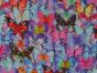 Blooming Butterflies Viscose Lawn, Purple