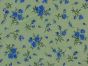 Bluebell Meadow Viscose Print, Mint