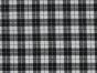 Box Check Polyviscose Suiting Black And White