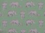 Bright Safari Elephant Polycotton, Mint