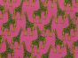 Bright Safari Giraffe Polycotton Print, Pink