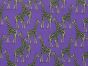 Bright Safari Giraffe Polycotton Print, Purple