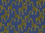 Bright Safari Giraffe Polycotton Print, Royal