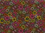 Butterfly Blossoms Polycotton Print, Brown