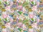 Butterfly Garden Cotton Print, Hummingbirds Float