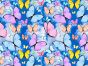 Butterfly Garden Cotton Print, Spring Time