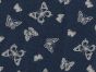 Butterfly Printed Stretch Chambray, Roll End 0.5m