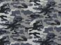 Camouflage Flash Polycotton Print, Slate