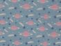 Candy Cosmos Polycotton Print, Blue
