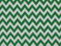 Chevron Polycotton Print, Emerald