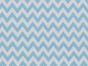 Chevron Polycotton Print, Sky Blue
