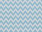 Chevron Polycotton Print, Sky Blue