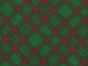 Christmas Check Polycotton Print, Green