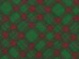 Christmas Check Polycotton Print, Green