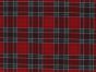 Christmas Check Tartan Cotton Poplin Print, Red