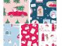 Christmas Post Cotton Fat Quarter 5 Pack