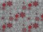 Christmas Snowflake Organic GOTS Cotton Poplin, Silver