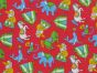 Circus Fun Polycotton Print, Red