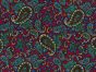 Classic Paisley Cotton Corduroy, Cherry