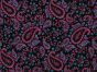 Classic Paisley Cotton Corduroy, Fuchsia