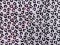 Colour Change Cotton Jersey, Leopard Print, Grey and Pink