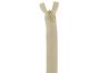 Concealed Invisible Closed End Dress Zip, 22 Inch, Cream