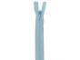 Concealed Invisible Closed End Dress Zip, 9 Inch, Baby Blue
