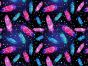 Cosmic Feathers Cotton Print