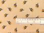 Craft Collection Cotton Print, Bumble Bee, Beige