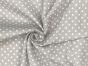 Craft Collection Cotton Print, Small Spot, Silver