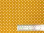 Craft Collection Cotton Print, Small Spot, Mustard