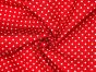 Craft Collection Cotton Print, Small Spot, Red