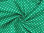 Craft Collection Cotton Print, Small Spot, Emerald